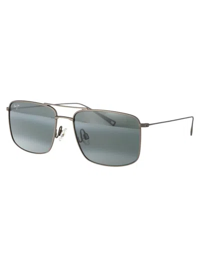 Shop Maui Jim Sunglasses In 17 Grey Matte Titanium