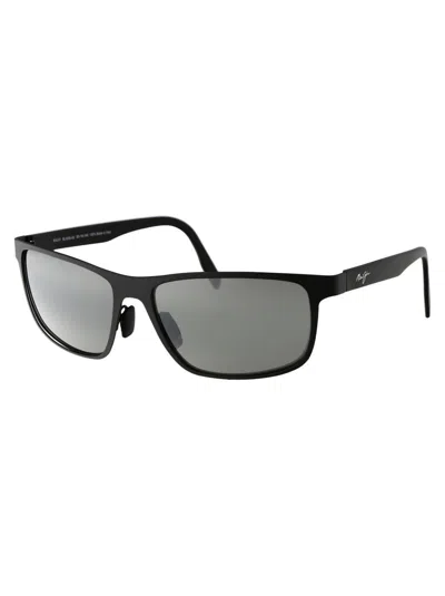 Shop Maui Jim Sunglasses In 02 Satin Black