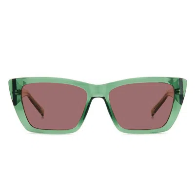 Shop Missoni Sunglasses In Green