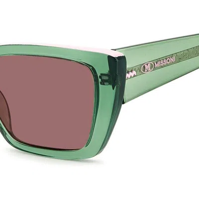 Shop Missoni Sunglasses In Green