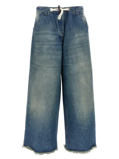 Shop Moncler Genius Jeans  X Palm Angels In Blue