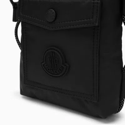 Shop Moncler Makaio Nylon Crossbody Bag In Black