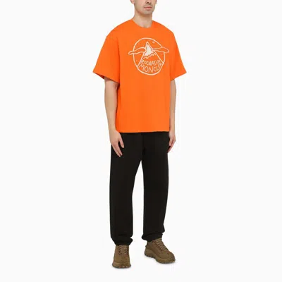 Shop Moncler Genius Moncler X Roc Nation By Jay-z T-shirt With Logo In Orange