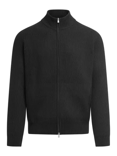 Shop Nome Cardigans Sweatshirt In Black