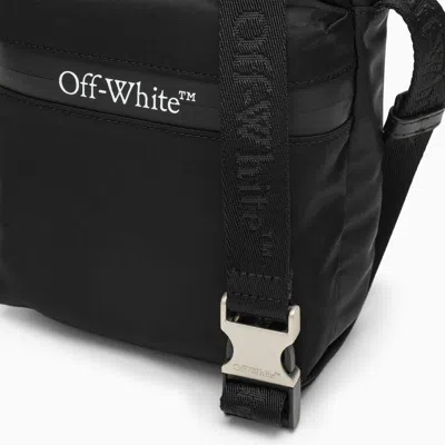 Shop Off-white ™ Nylon Shoulder Bag With Logo In Black