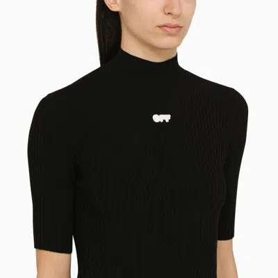 Shop Off-white ™ Short-sleeved Top With Logo In Black