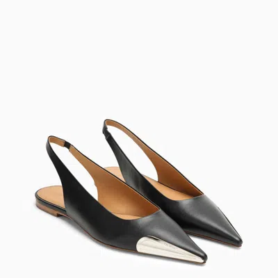 Shop Off-white ™ Slingback With Metal Tip In Black