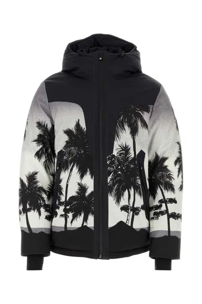 Palm Angels Printed Polyester Palm Ski Jacket In Printed