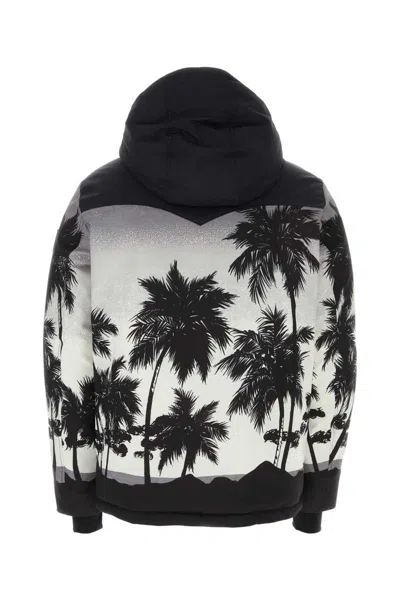 Palm Angels Printed Polyester Palm Ski Jacket In Printed