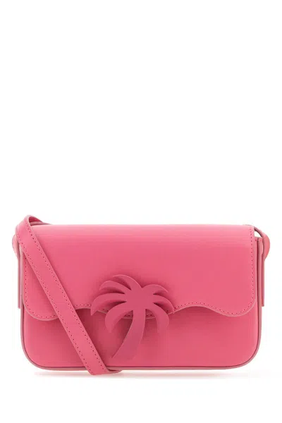 Shop Palm Angels Shoulder Bags In Pinkpink