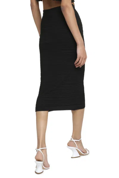Shop Philosophy Di Lorenzo Serafini Pleated Skirt In Black