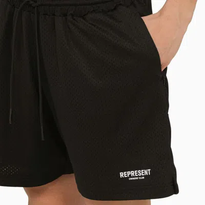 Shop Represent Owners Club Bermuda Shorts In Black