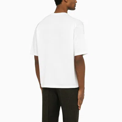 Shop Roberto Collina Oversize Crewneck T-shirt In White