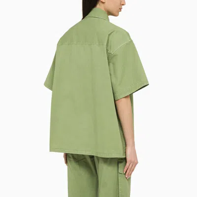 Shop Stella Mccartney Pistachio-coloured Over Shirt In In Green