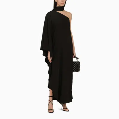 Shop Taller Marmo Bolkan One-shoulder Asymmetric Dress In Black