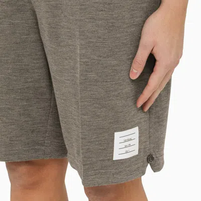 Shop Thom Browne Bermuda Shorts In In Grey