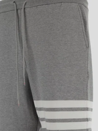 Shop Thom Browne Thome Trousers In Lightgrey