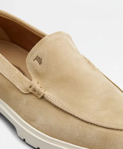 Shop Tod's Flat Shoes In Natural