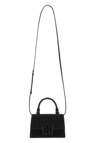 Shop Tory Burch Bon Bon Mini Handbag In Black