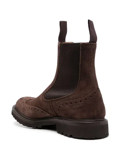 Shop Tricker's Henry Boots Shoes In Brown