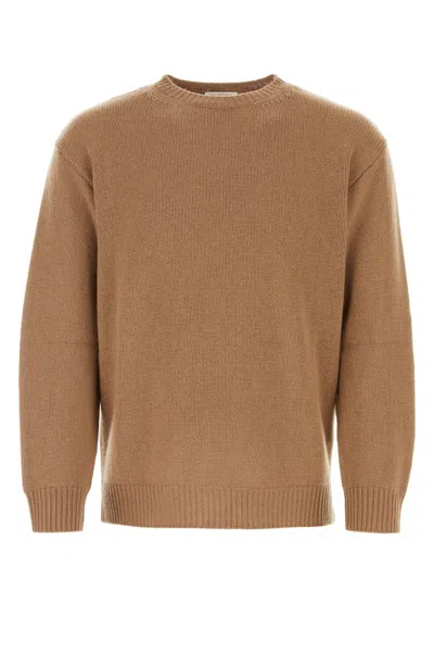 Shop Valentino Garavani Knitwear In Camel