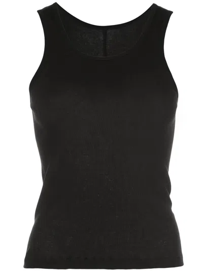 Shop Wardrobe.nyc Ribbed Tank Clothing In Black