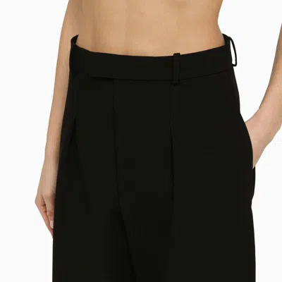 Shop Wardrobe.nyc Wide Trousers In Black