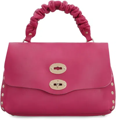 Shop Zanellato Postina S Leather Handbag In Pink