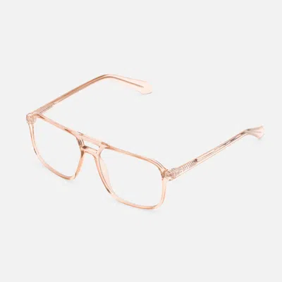 Shop Quay On The Fly Frame In Champagne,clear