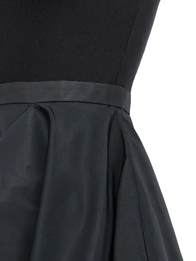 Shop Alexander Mcqueen Ruffle Dress In Black