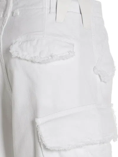 Shop Darkpark 'vivi Cargo' Jeans In White