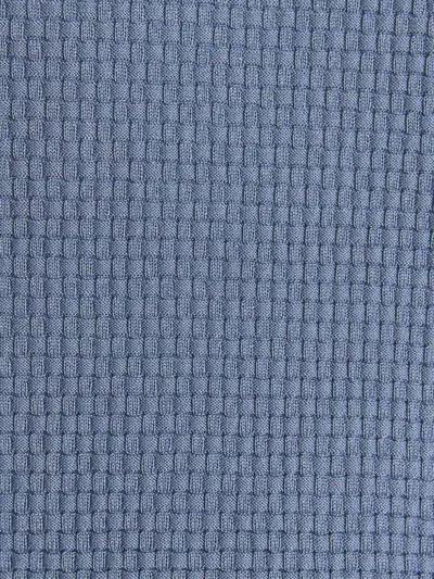 Shop Dolce & Gabbana Knit Polo Shirt In Blue