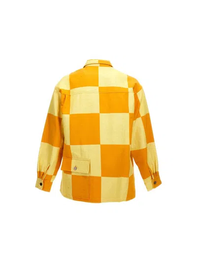 Shop Jacquemus 'banho' Overshirt In Multicolor