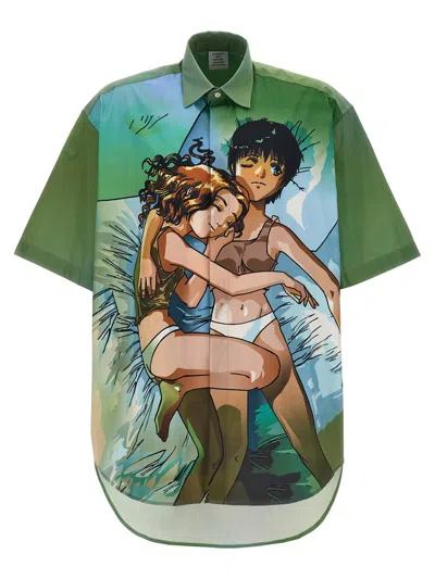 Shop Vetements 'anime' Shirt In Multicolor