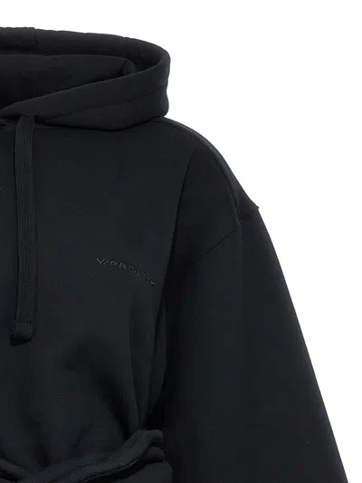 Shop Y/project 'wire Wrap' Hoodie In Black