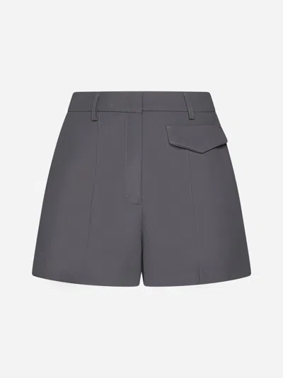 Shop Blanca Vita Sofora Pocket-detail Shorts In Smoke