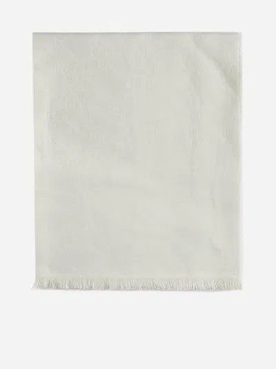 Shop Max Mara Accessori Eleonor Wool, Silk And Linen Stole In White