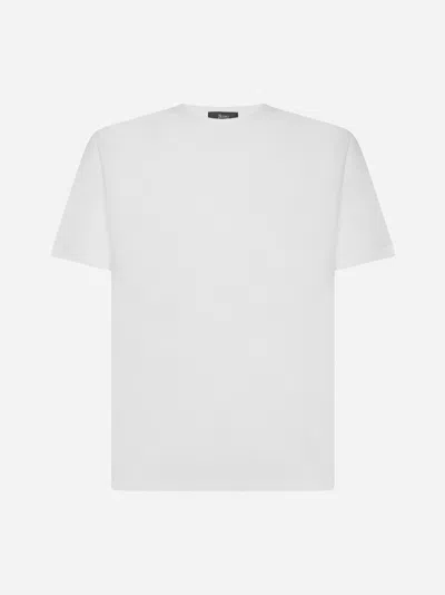 Shop Herno Cotto T-shirt In White
