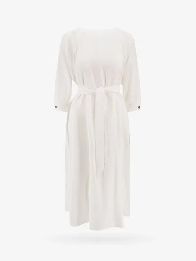 Shop Loro Piana Dress In White