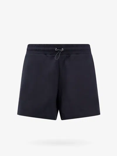Shop Moncler Shorts In Blue