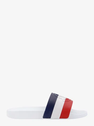 Shop Moncler Slide In White