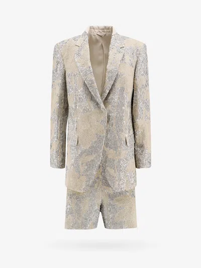 Shop Brunello Cucinelli Tailleur In Beige