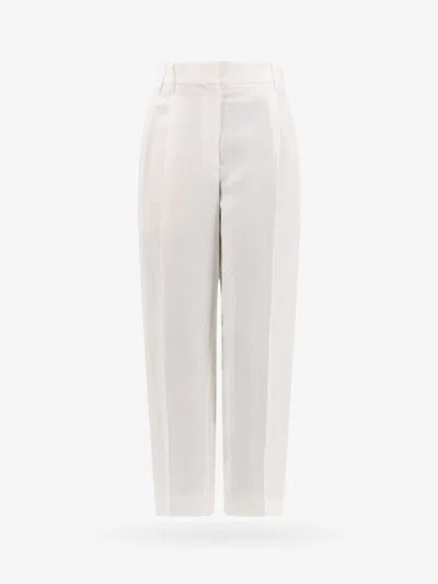 Shop Brunello Cucinelli Trouser In White