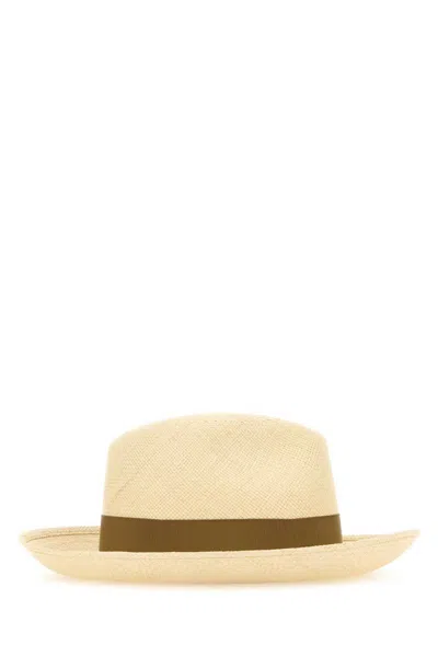 Shop Borsalino Hats In Beige O Tan