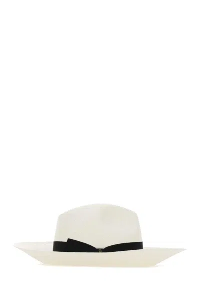 Shop Borsalino Hats In White