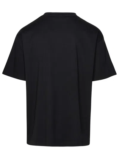 Shop Gcds Black Cotton T-shirt