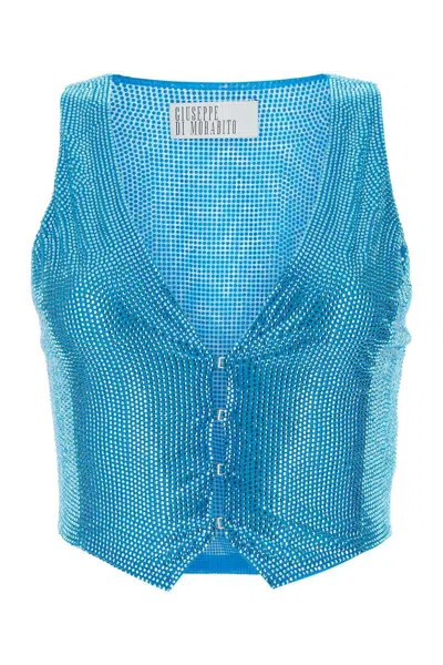Shop Giuseppe Di Morabito Jackets And Vests In Blue