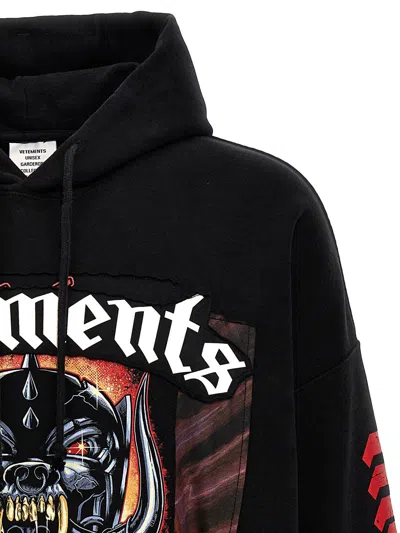 Shop Vetements 'motorhead' Hoodie In Black