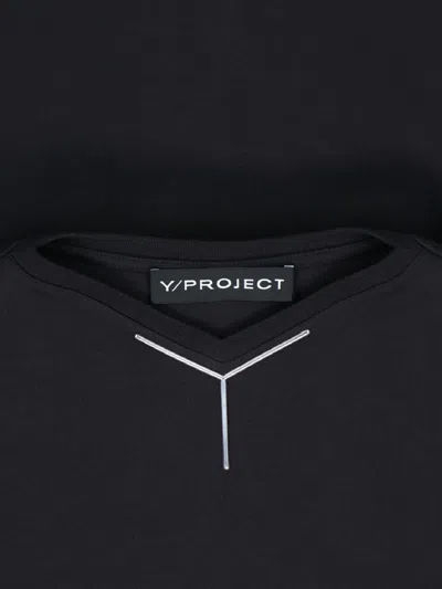 Shop Y/project Y Project T-shirts And Polos In Black