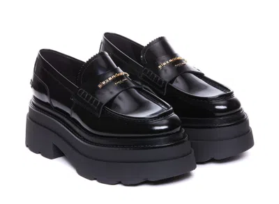 Shop Alexander Wang Flat Shoes In Black